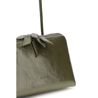 The Attico Schultertasche aus Lackleder