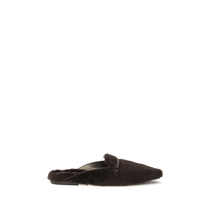 Brunello Cucinelli Ballerinas aus Leder in Braun