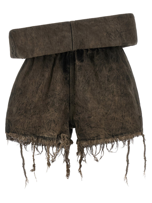 Rick Owens Shorts aus Baumwolle in Grau – Ansicht 1 | Arca Lucia