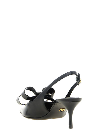 Dolce & Gabbana Pumps aus Leder in Schwarz