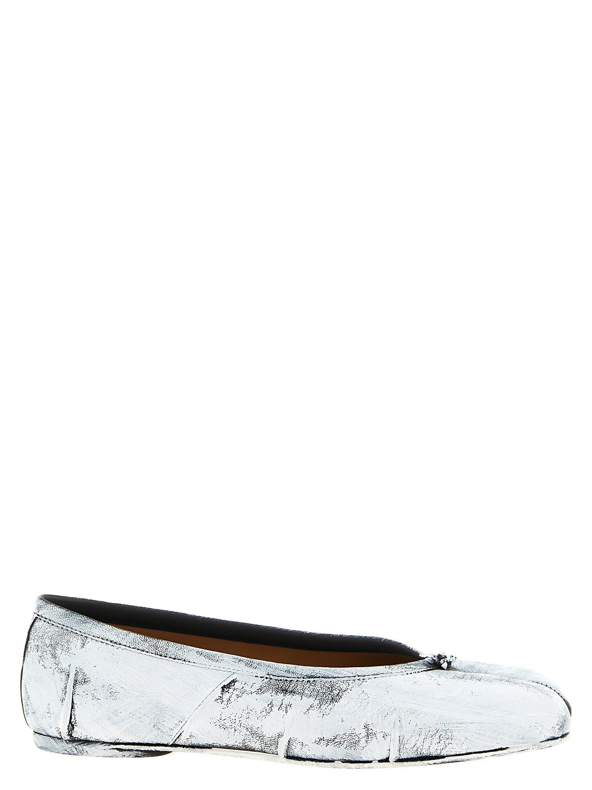 Maison Margiela Ballerinas aus Leder in Weiß