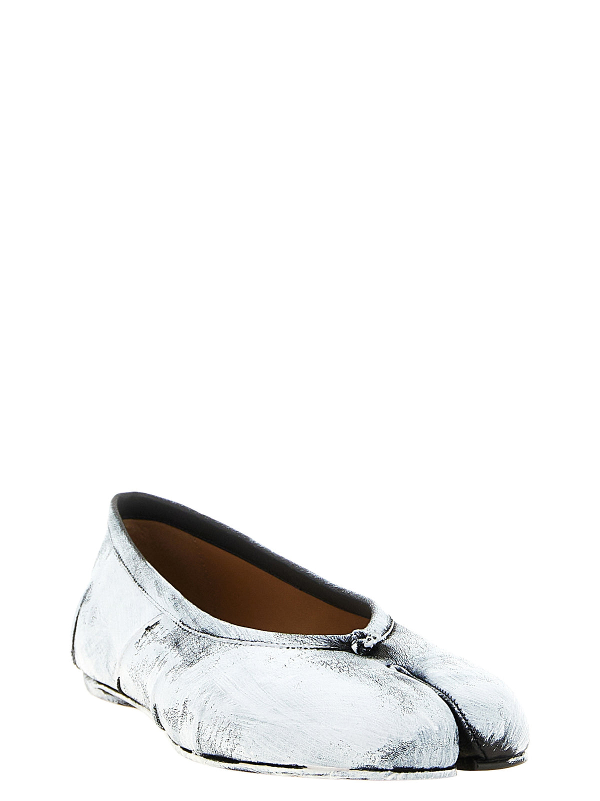 Maison Margiela Ballerinas aus Leder in Weiß