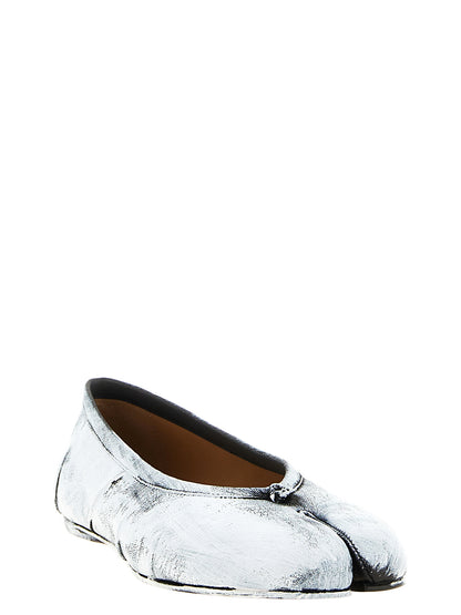 Maison Margiela Ballerinas aus Leder in Weiß