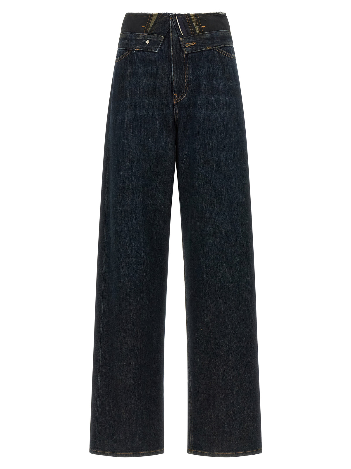 MM6 Maison Margiela Jeans aus Baumwolle in Dunkelblau