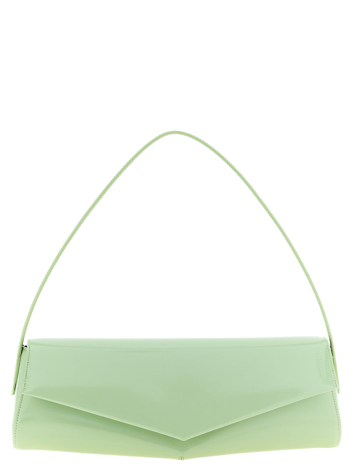Jil Sander Schultertasche aus Leder in Grün