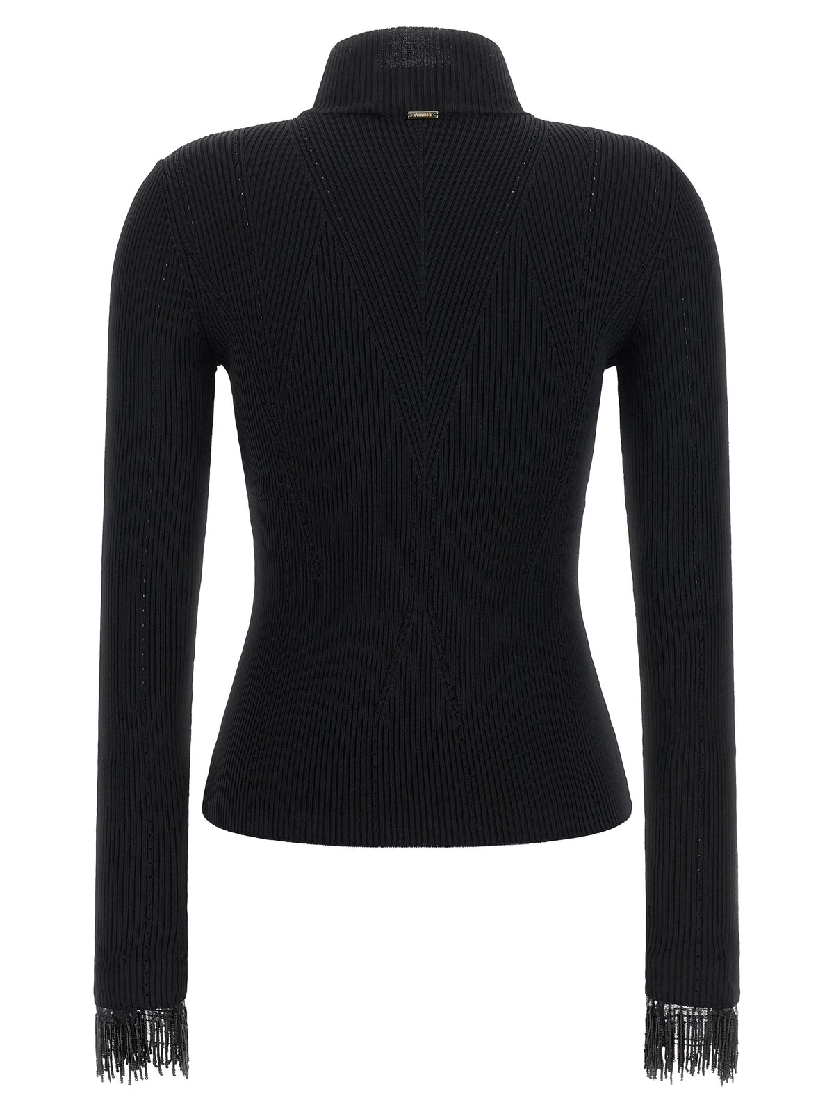 Twinset Pullover aus Viskose in Schwarz
