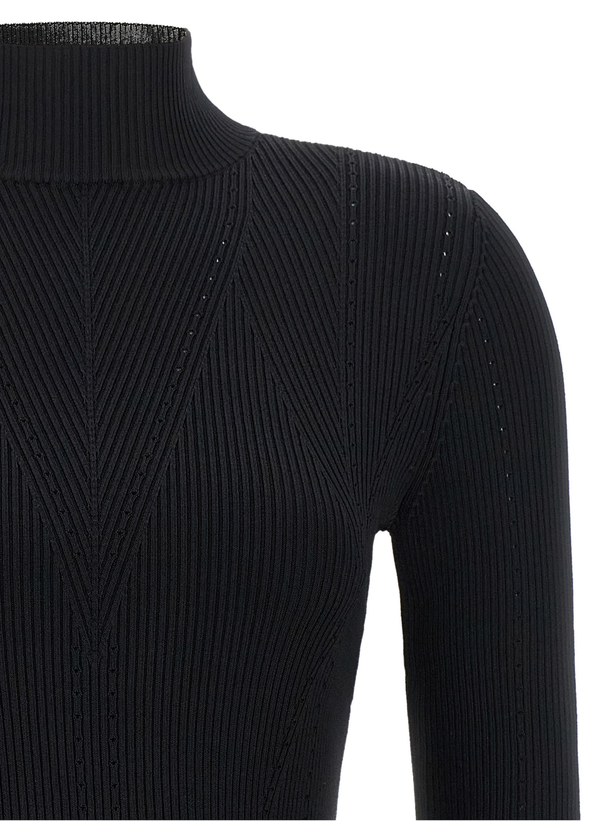 Twinset Pullover aus Viskose in Schwarz