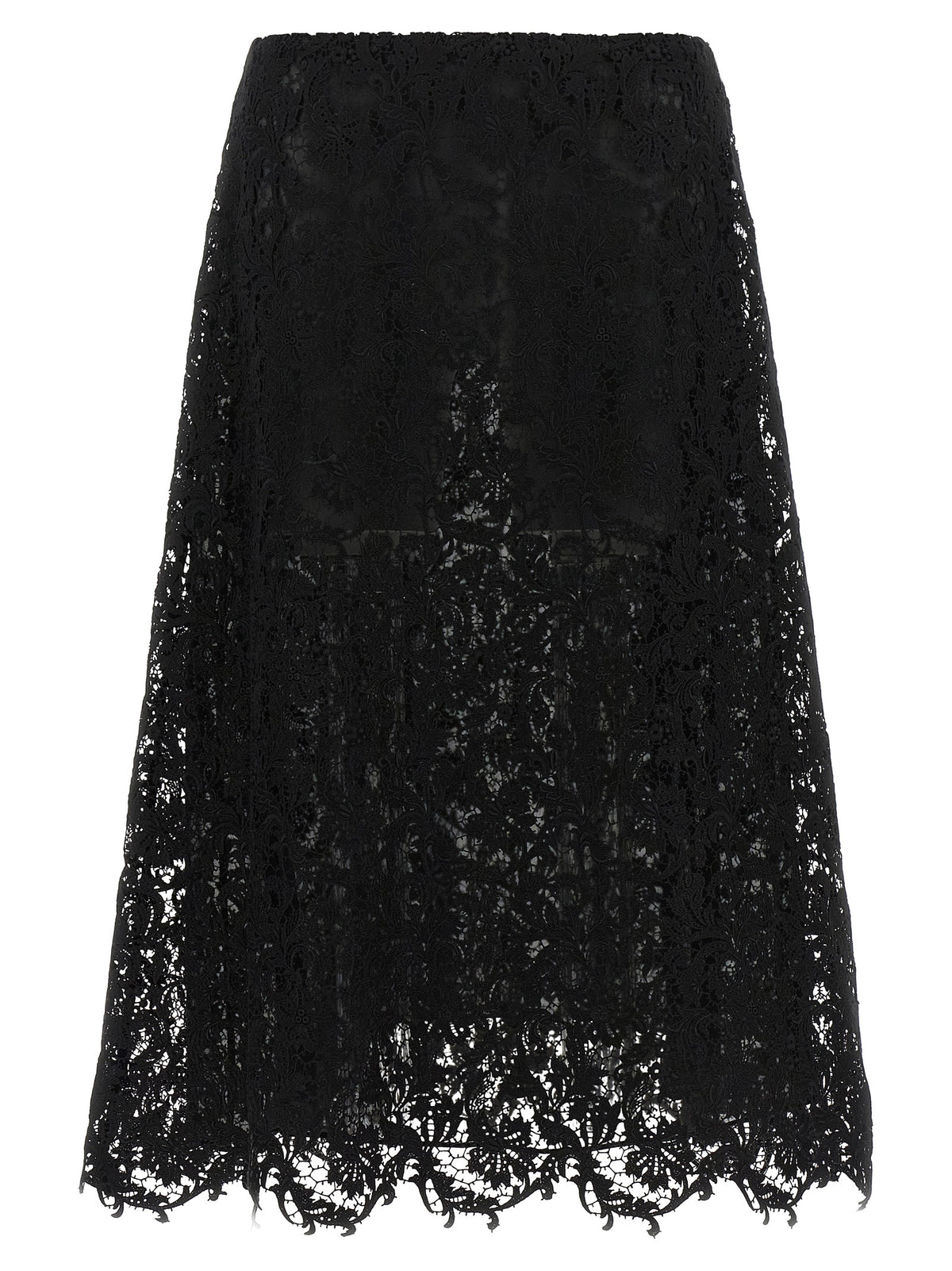 Fendi Rock aus Baumwolle in Schwarz
