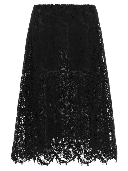 Fendi Rock aus Baumwolle in Schwarz