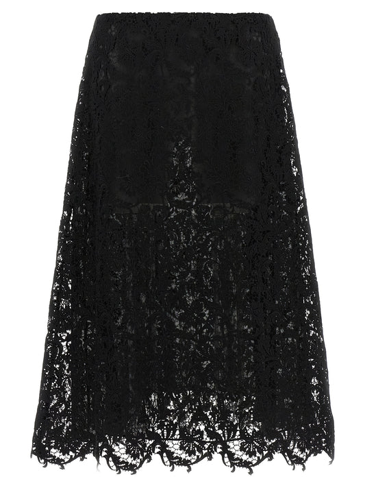 Fendi Rock aus Baumwolle in Schwarz