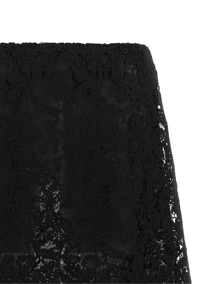 Fendi Rock aus Baumwolle in Schwarz