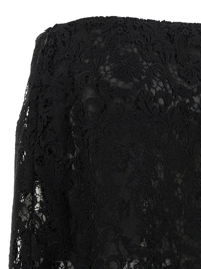 Fendi Rock aus Baumwolle in Schwarz