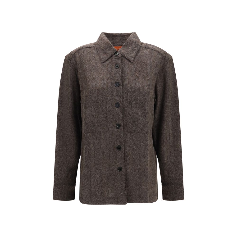Missoni Kleid aus Kaschmir in Braun