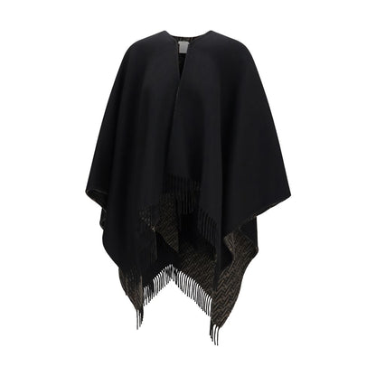 Fendi Schal aus Kaschmir in Schwarz