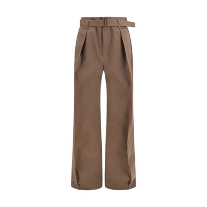 Lemaire Hose aus Stoff in Braun