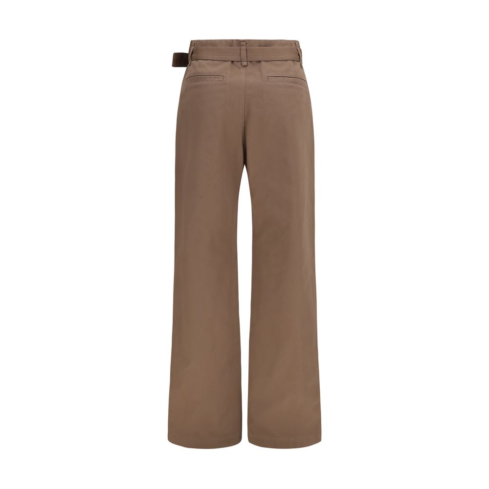 Lemaire Hose aus Stoff in Braun