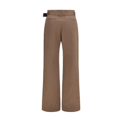 Lemaire Hose aus Stoff in Braun
