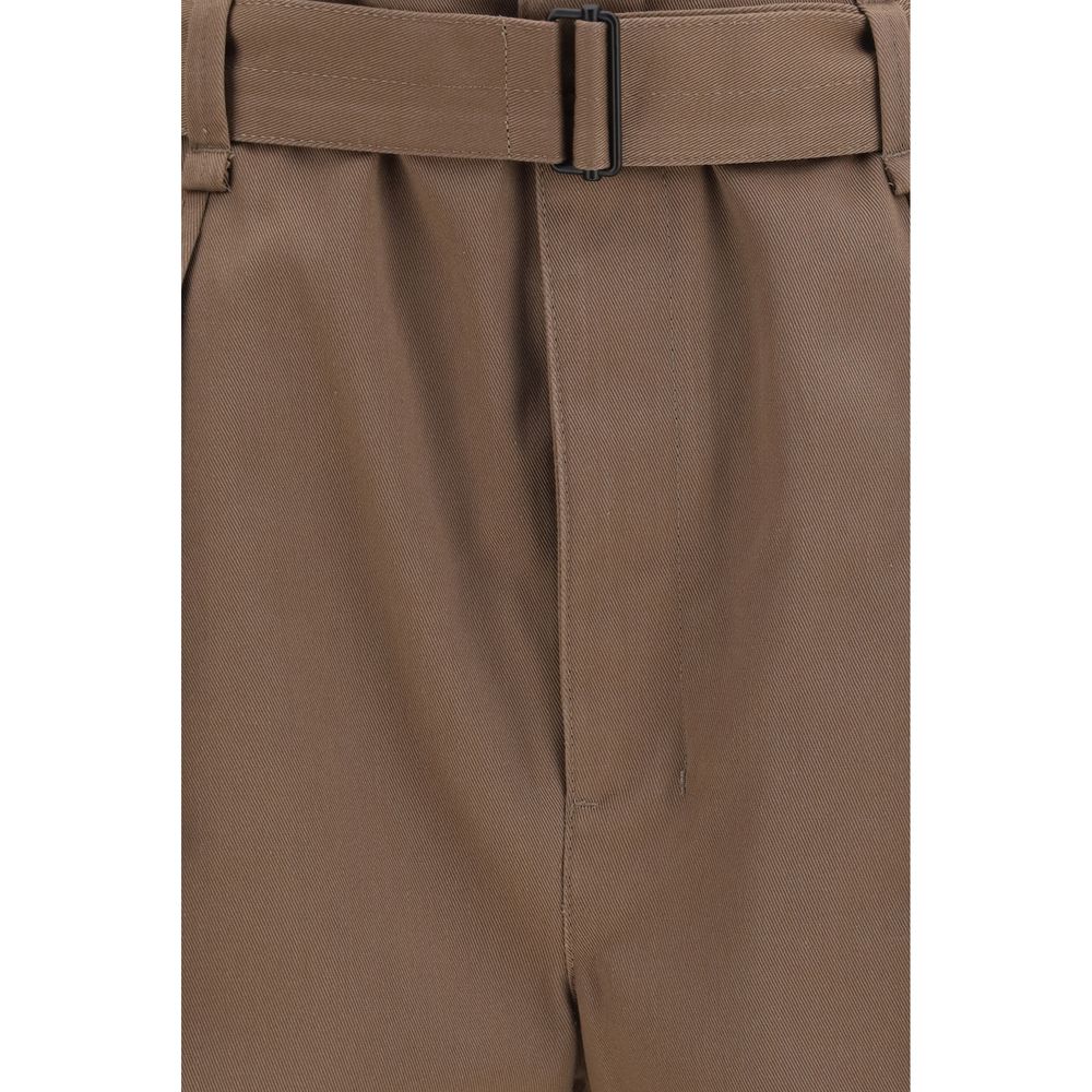 Lemaire Hose aus Stoff in Braun