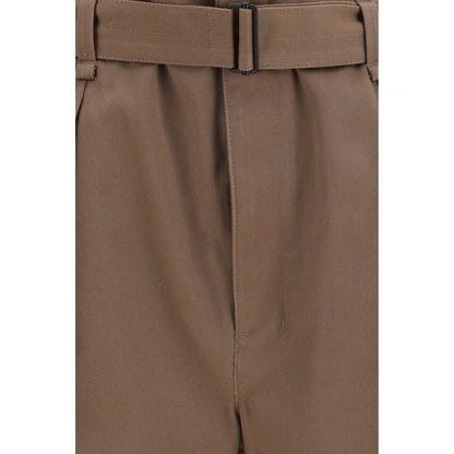 Lemaire Hose aus Stoff in Braun