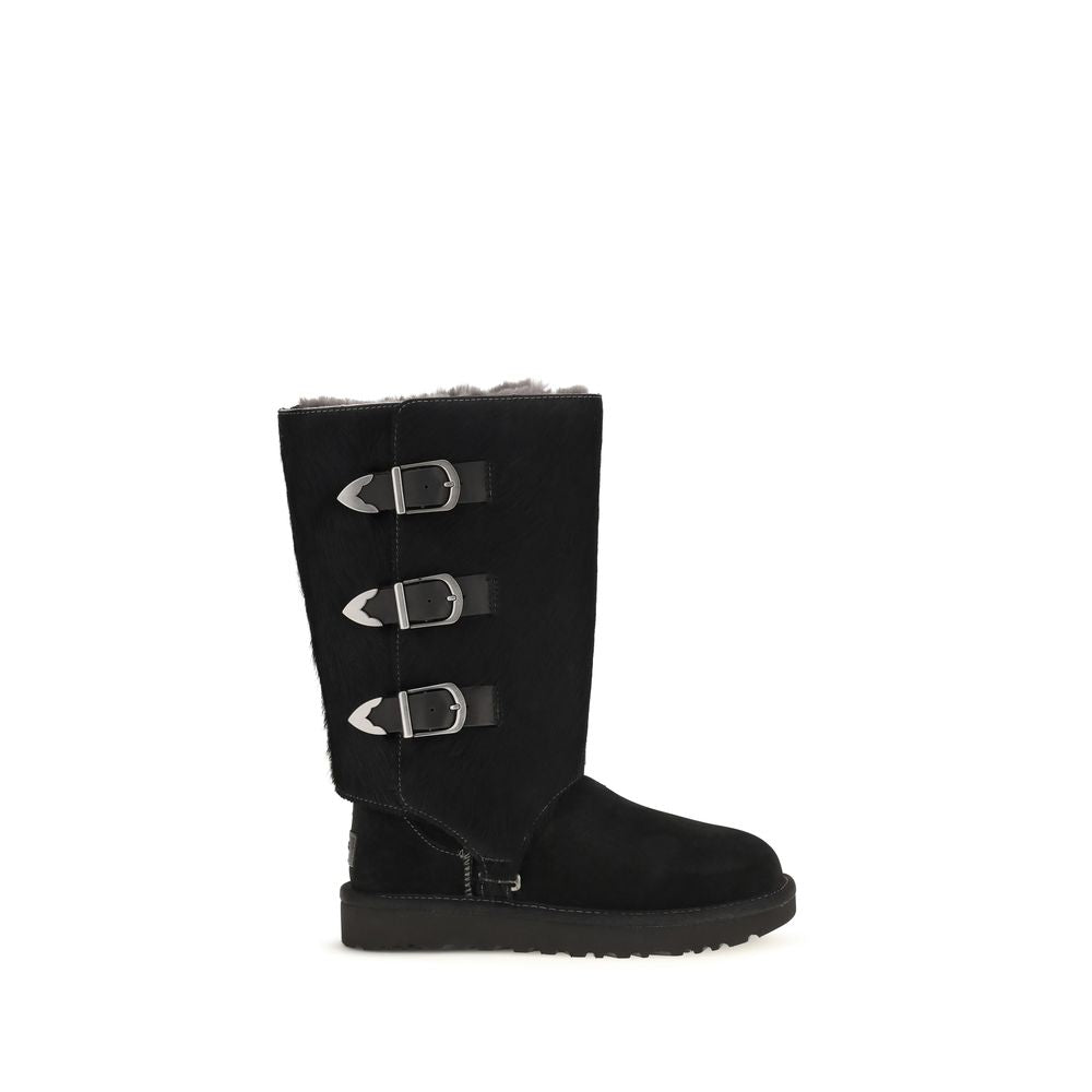 UGG Schwarze Schnürstiefel aus Wildleder – Produktansicht 1 | Arca Lucia