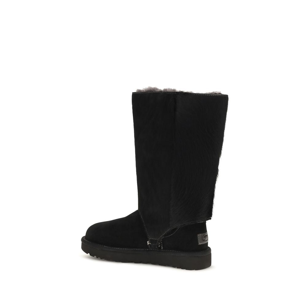 UGG Schwarze Schnürstiefel aus Wildleder – Produktansicht 3 | Arca Lucia