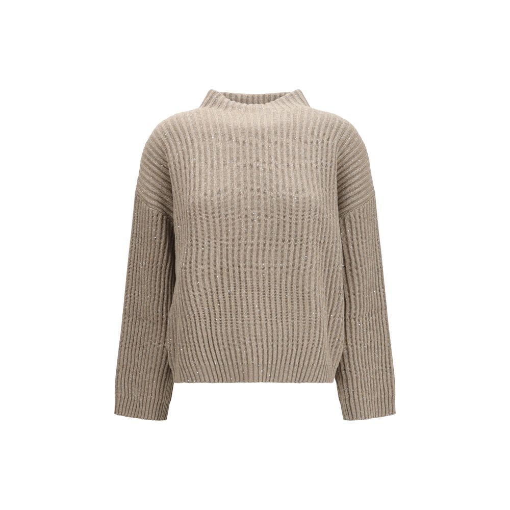 Brunello Cucinelli Pullover aus Kaschmir in Beige
