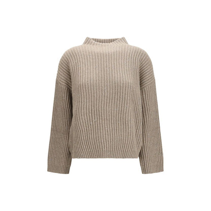 Brunello Cucinelli Pullover aus Kaschmir in Beige