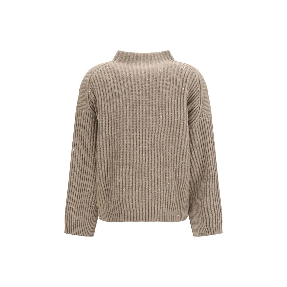 Brunello Cucinelli Pullover aus Kaschmir in Beige