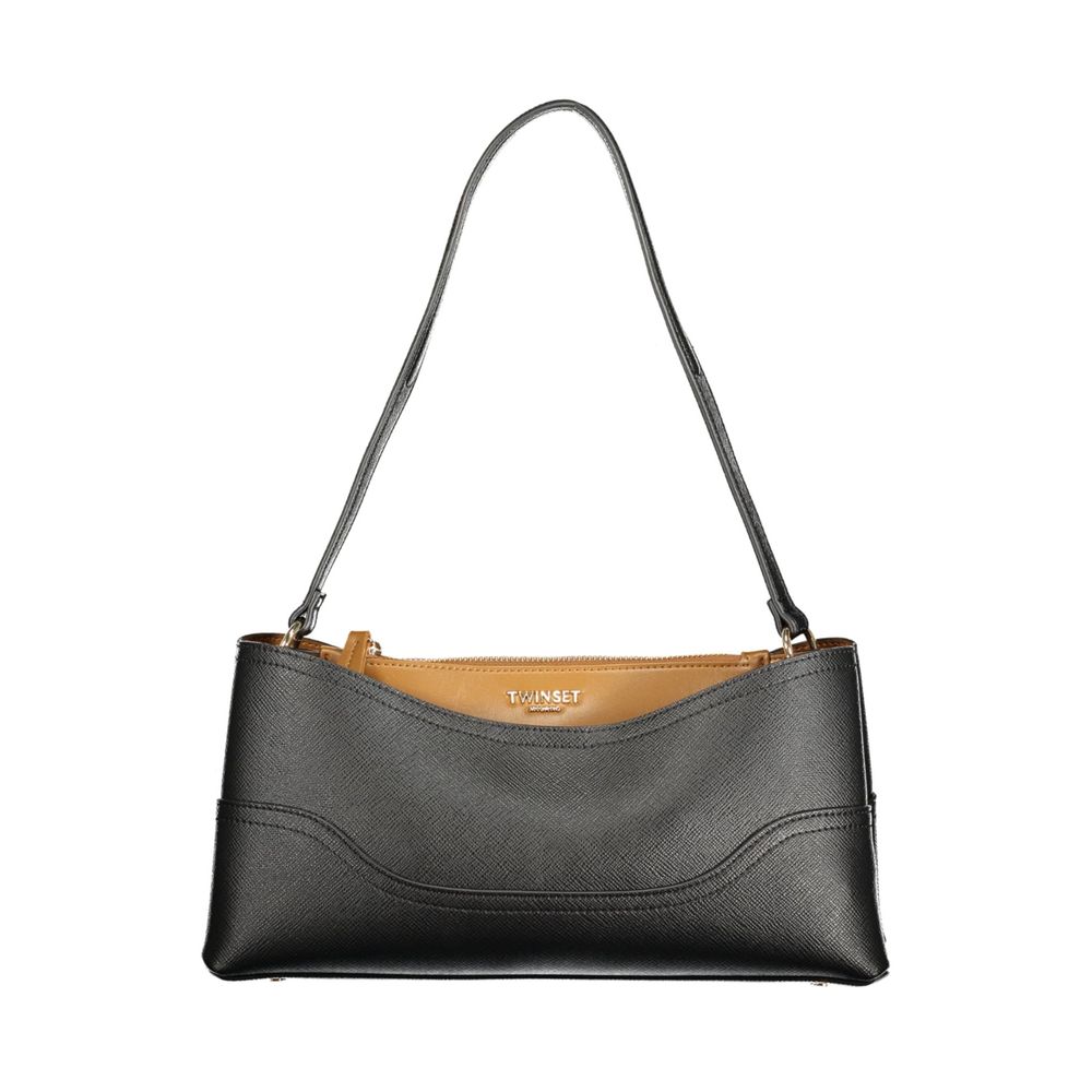 Twinset Schwarze Handtasche aus Polyurethan