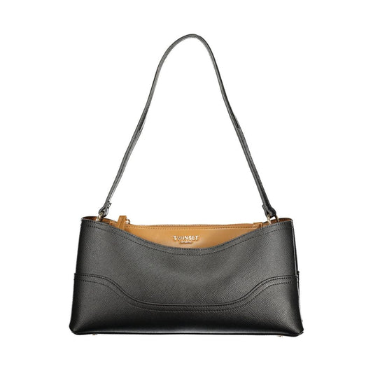 Twinset Schwarze Handtasche aus Polyurethan