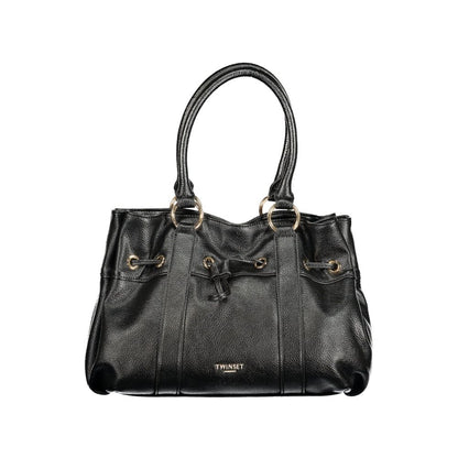 Twinset Schwarze Tote Bag aus Polyurethan