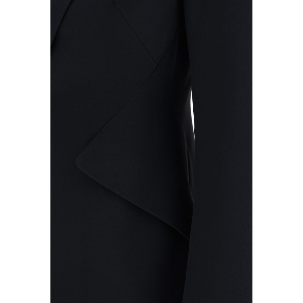 Alexander McQueen Blazer aus Viskose in Schwarz