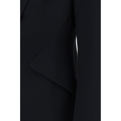 Alexander McQueen Blazer aus Viskose in Schwarz