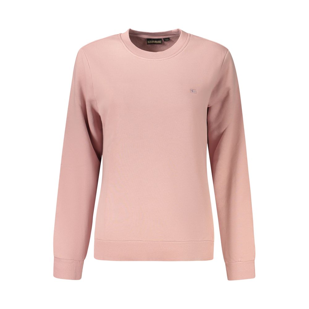 Napapijri Rosa Baumwoll-Sweatshirt