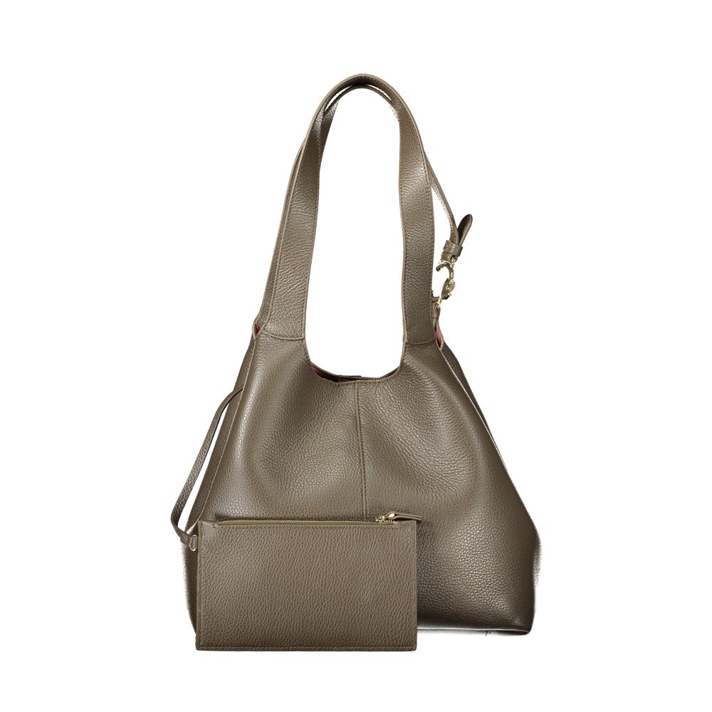 Coccinelle Handtasche aus Leder in Braun