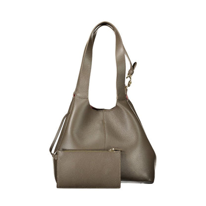 Coccinelle Handtasche aus Leder in Braun