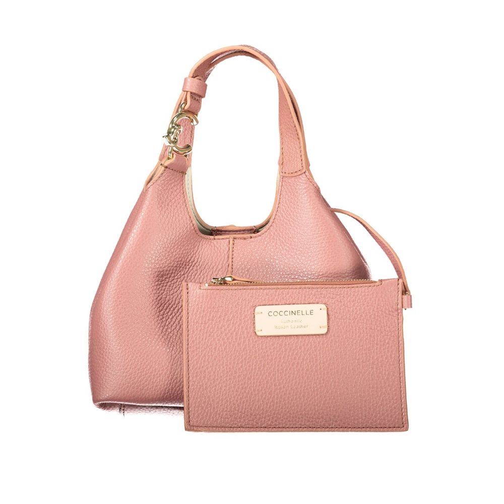 Coccinelle Handtasche aus Leder in Rosa