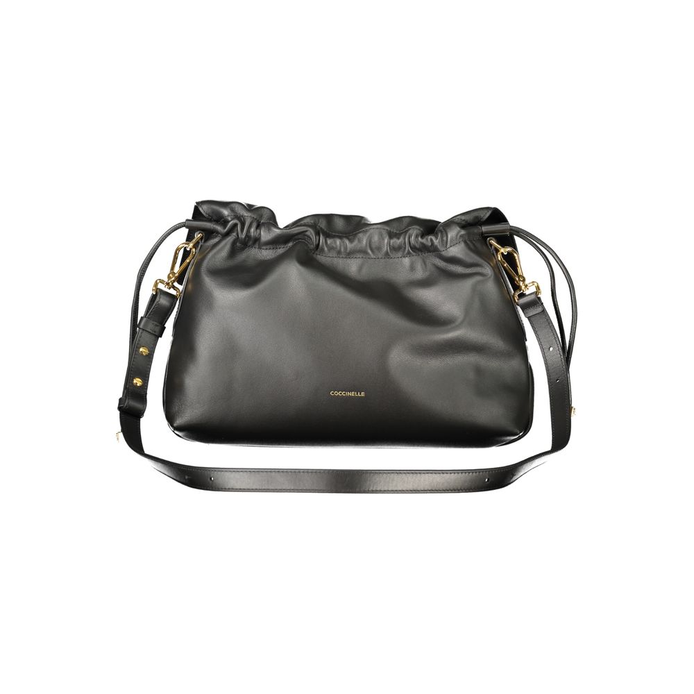 Coccinelle Handtasche aus Leder in Schwarz