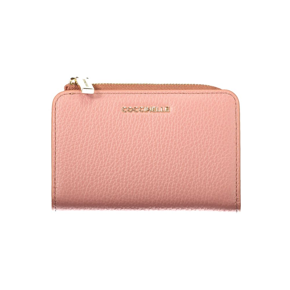 Coccinelle Geldbörse aus Leder in Rosa