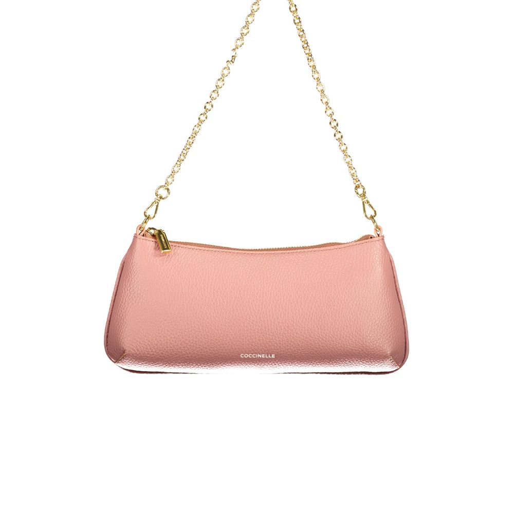 Coccinelle Handtasche aus Leder in Rosa