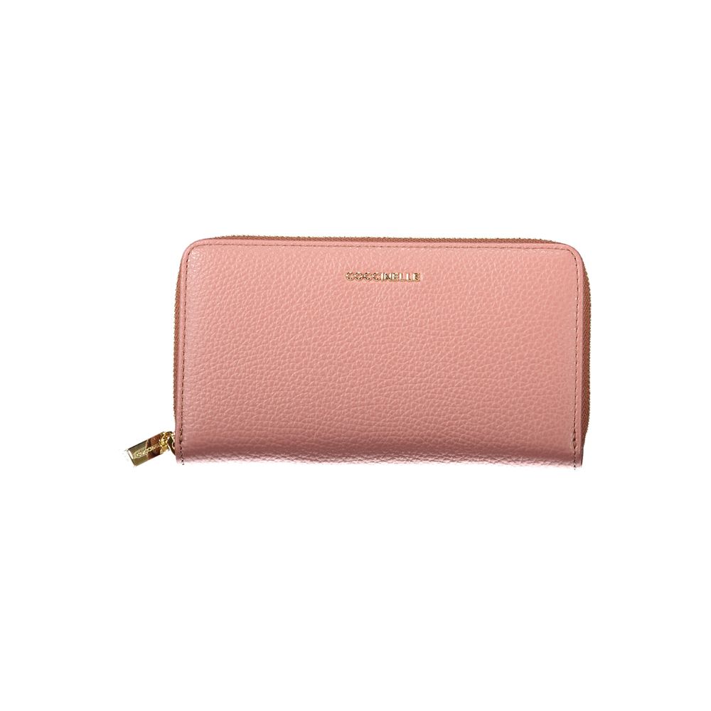 Coccinelle Geldbörse aus Leder in Rosa