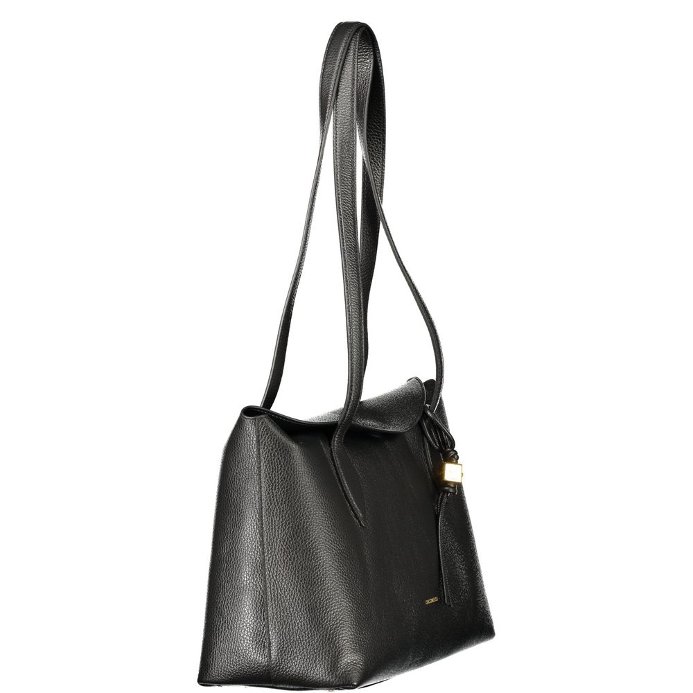 Coccinelle Schwarze Lederhandtasche