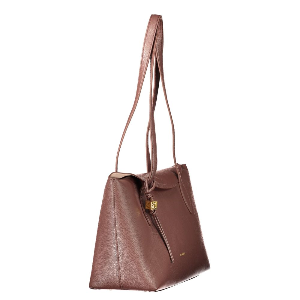 Coccinelle Handtasche aus Leder in Braun