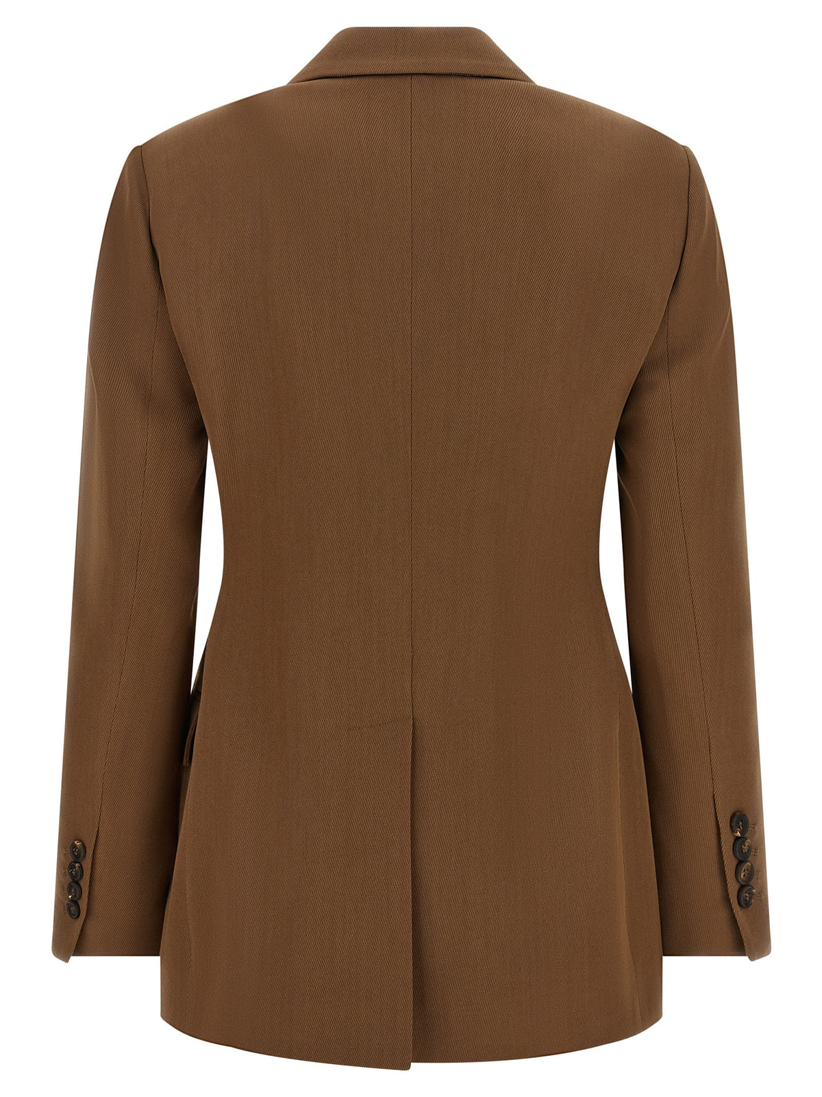 Brunello Cucinelli Blazer aus Wolle in Braun