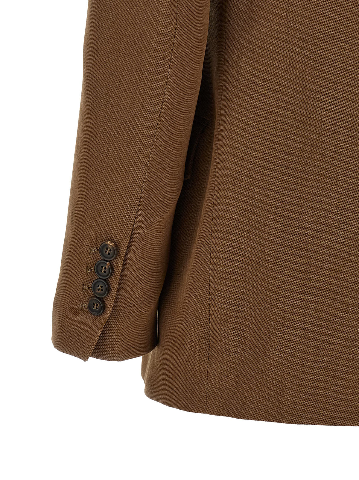Brunello Cucinelli Blazer aus Wolle in Braun
