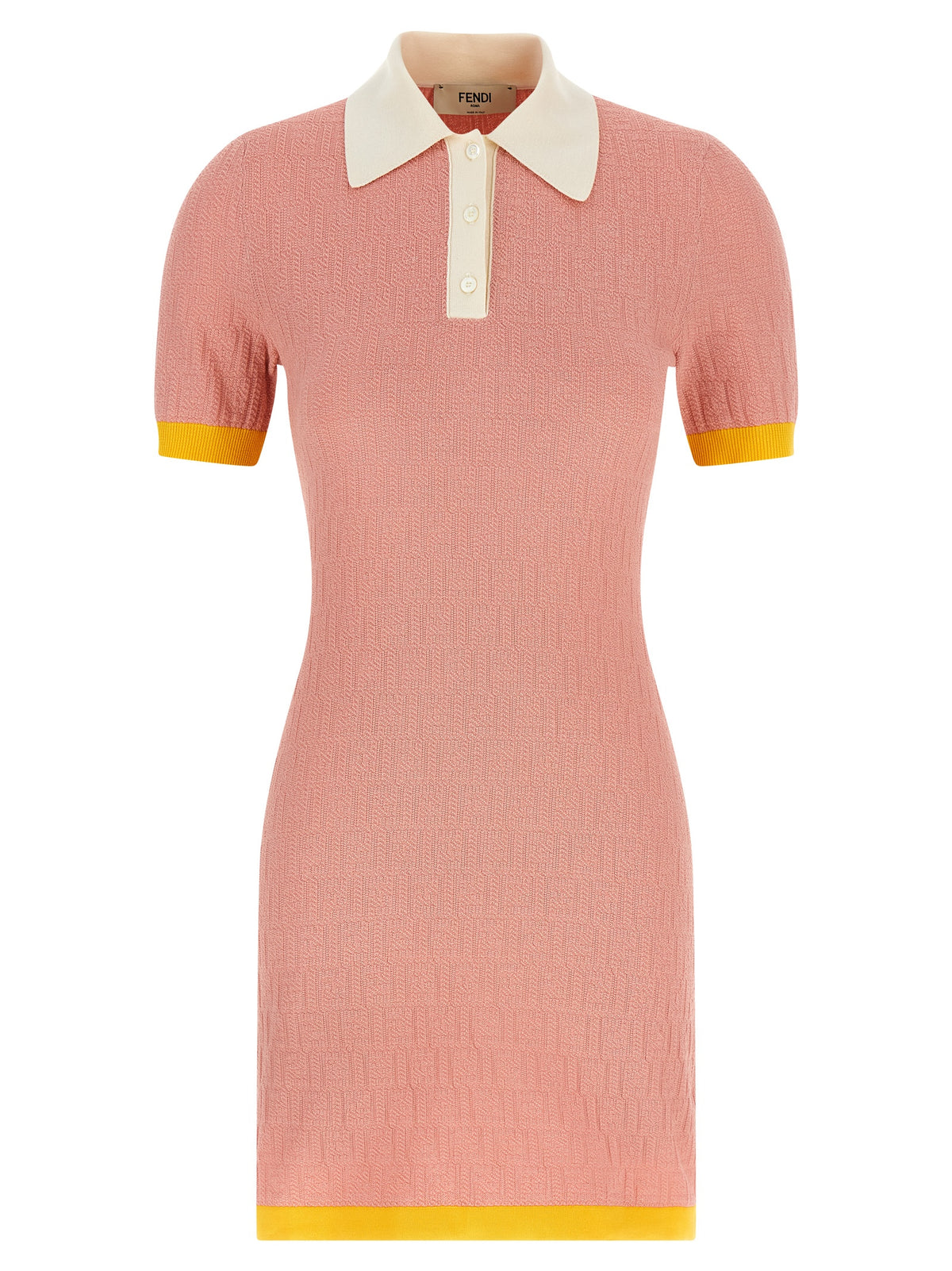 Fendi Kleid aus Baumwolle in Rosa