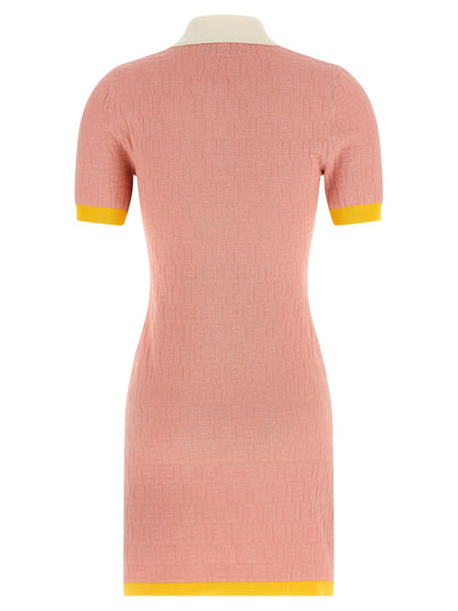 Fendi Kleid aus Baumwolle in Rosa