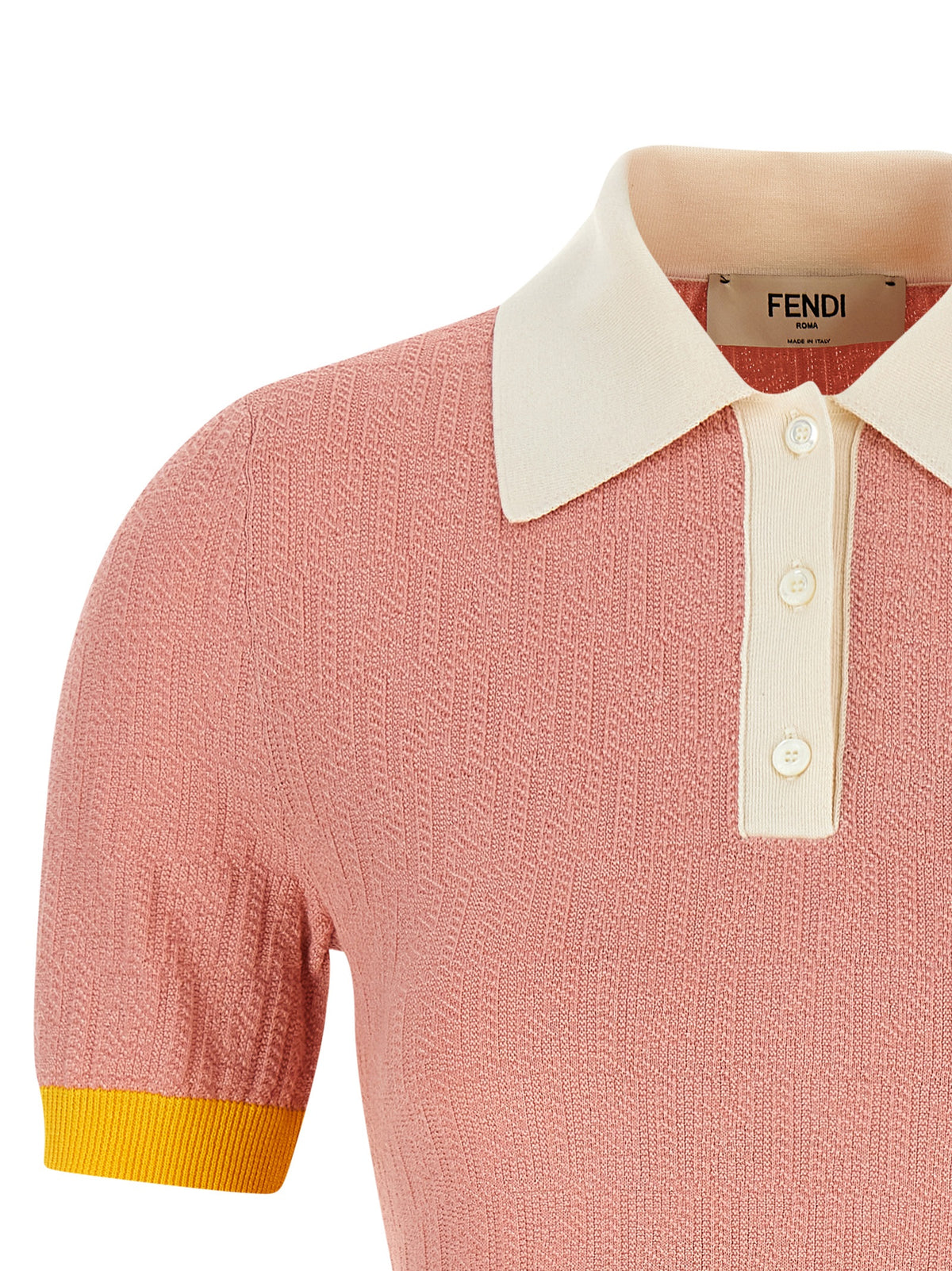 Fendi Kleid aus Baumwolle in Rosa