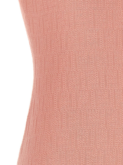 Fendi Kleid aus Baumwolle in Rosa