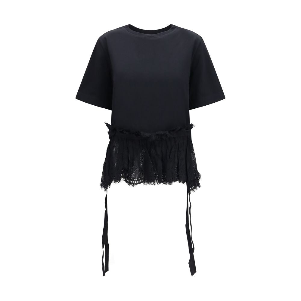Alexander McQueen T-Shirt aus Baumwolle in Schwarz